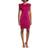 Tommy Hilfiger Flutter Sleeve Sheath Dress - Magenta