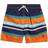 Polo Ralph Lauren Boys' Striped Swimming Trunks with Logo - Multicolour