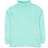 Leveret Cotton Classic Turtleneck Shirts - Aqua