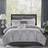 Madison Park Lavine Bedspread Silver (233.68x228.6cm)