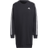 adidas Women's Essentials 3-Stripes Crew Dress - Black/White