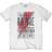 David Bowie David Bowie Men's BOWTS28MW02 T-Shirt, White, (38"-40"