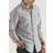 Superdry Organic Cotton and Linen Long Sleeved Shirt M - Light Grey