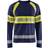 Blåkläder langærmet T-shirt, Marine/Hi-Vis