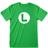 Super Mario Super Mario Unisex Adult Luigi T-Shirt (Green/White)