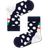 Happy Socks Navy Snowman - Marinblått