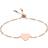 Fossil Armband För Kvinnor Klassiker - 165mm Rose Gold