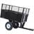 vidaXL Tipping Trailer for Lawn Mower 92449