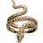 Gemondo Art Nouveau Marcasite Snake Wrap Ring - Gold
