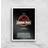 Universal Studios Jurassic Park Giclee Print A3 White Frame Framed Art