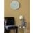 Premier Housewares Bailie Chrome/Mirror Wall Wall Clock