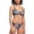 Urban Classics Ladies Ladies Lace Up Tie Dye Bikini black/white