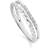 Gemondo Diamond PavÃ© Hammered Double Band Ring in 9ct