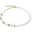 Coeur de Lion Pastel Geocube and Pearl Necklet 5086/10-1522