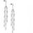 Efva Attling A Clear Dream Splash Earrings - Silver/Transparent