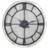 Hill Interiors Williston White Wall Wall Clock