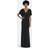 Dessy Collection Women's Split-Sleeve Gown