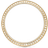 Christina Collect Top Ring - Gold/Transparent