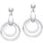 s.Oliver Amor Örhängen 925 Sterling Silver Damörhängen - Silver