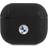 BMW Case BMA3SSLBK Apple AirPods 3 cover black/black Geniune Leather Silver Logo