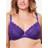 Oola Lace & Logo Non-Padded Underwired Bra - Purple