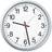 Peweta Wanduhr Funkuhr Ku.mattsilber Wall Clock 30cm