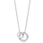 Sif Jakobs Prato Uno Piccolo Necklace - Silver/Transparent