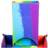 MDG Fold Up Velvet Dice Tower WC Rainbow