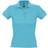 Sol's Women's People Pique Short Sleeve Cotton Polo Shirt - Blue Atoll