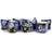 MDG Resin Eternal Polyhedral Dice Set 16mm Blue/Black