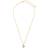 Sterling Forever Azurine Pendant Necklaces - Gold/Blue/Transparent