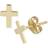 Macy's Cross Stud Earrings - Gold