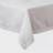 Saro Lifestyle Classic Hemstitch Tablecloth White (264.16x165.1cm)