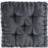 Intelligent Design Azza Poly Chenille Square Indoor Floor Pillow Complete Decoration Pillows Grey (50.8x50.8cm)