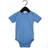 Bella+Canvas Baby Jersey Short Sleeve Onesie - Heather Columbia Blue (UTPC2922)