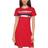 Tommy Hilfiger Short Sleeve Foil Logo Dress - Scarlet