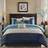 Madison Park Signature Serene Bedspread Blue (228.6x228.6cm)