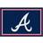 Fanmats Atlanta Braves Navy Plush Area Rug