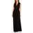 Adrianna Papell Jersey Tuxedo Maxi Dress