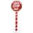 National Tree Company Santa Stop Here 60-Inch Pre-Lit Sign with Lights Christmas Decoration