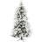 Christmas Time 6.5' Frosted Fir Artificial Tree w MultiColor LEDs Christmas Tree 198.1cm