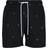 Urban Classics Embroidery Swim Shorts - Black/Palmtree