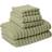 Modern Threads Wavy Luxury Spa Bath Towel Green (137.16x137.16cm)