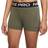 Nike Pro 365 3" Shorts Women - Medium Olive/Black/Black