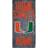 Fan Creations Miami Hurricanes Home Sweet Home Wood Sign Board