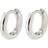 Pilgrim Tyra Chunky Mini Huggie Hoop Earrings - Silver