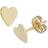 Saks Fifth Avenue Medium Heart Stud Earring - Gold