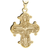 Lund Copenhagen Due To Daymark Cross Pendant - Gold