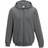 AWDis Plain Hooded Full Zip Hoodie - Steel Grey