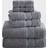 Nautica Oceane Towel Grey (137.16x76.2cm)